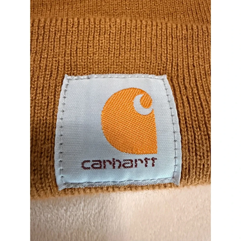Carhartt Acrylic Watch Hat Beanie Brown Cuffed Knit Cap A18-BRN Mens OS